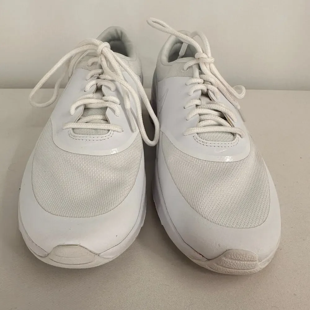 Nike Air Max Women's Thea Triple White Sneakers Size 9.5